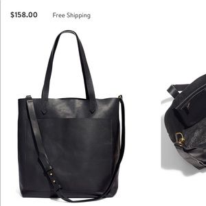 Madewell Medium Leather Transport Tote(New w/tags)